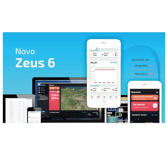 Software de telegestão/ telecontrolo - Zeus 6